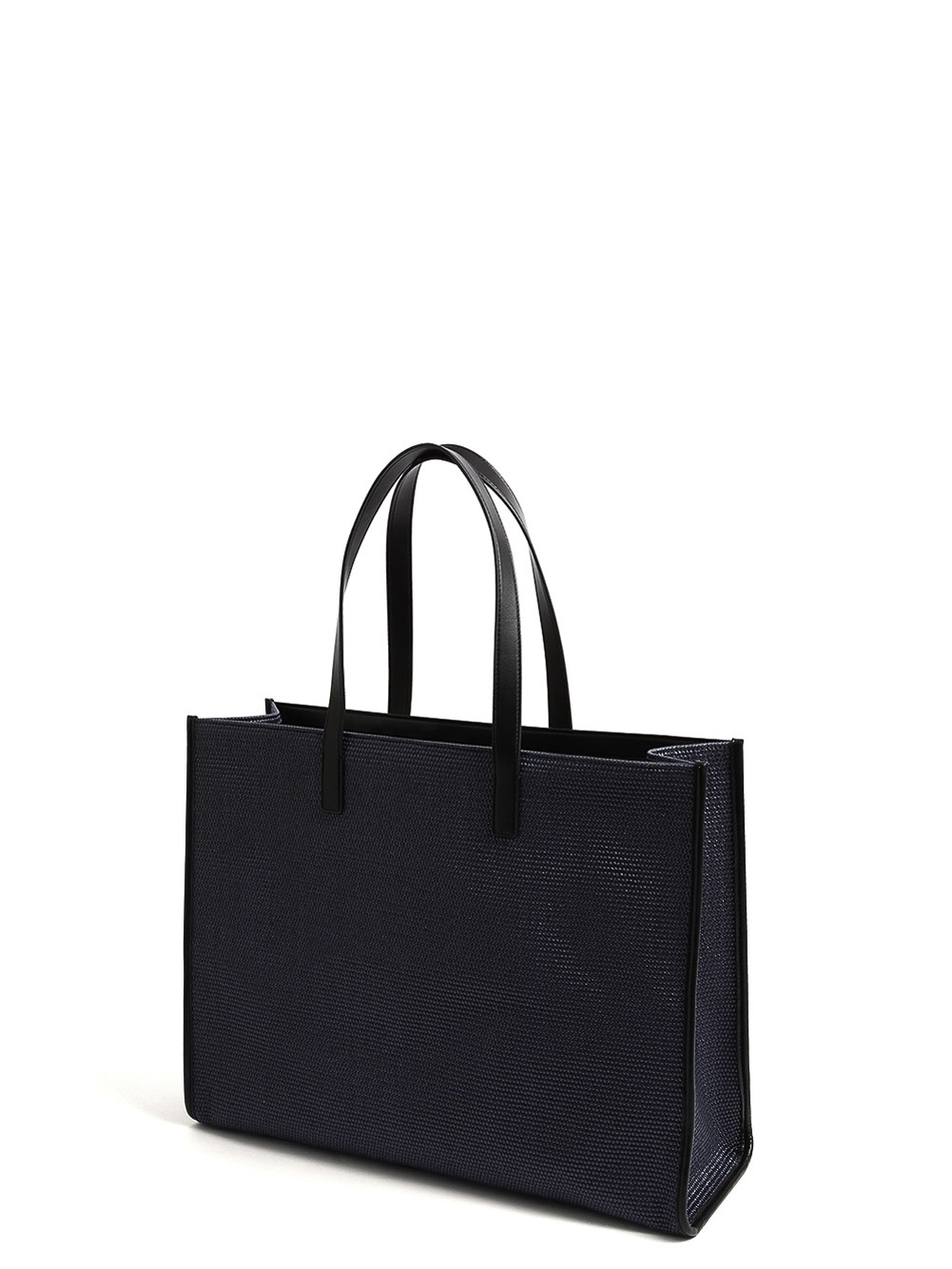 PALLMER Faux Raffia Large Icon Bag