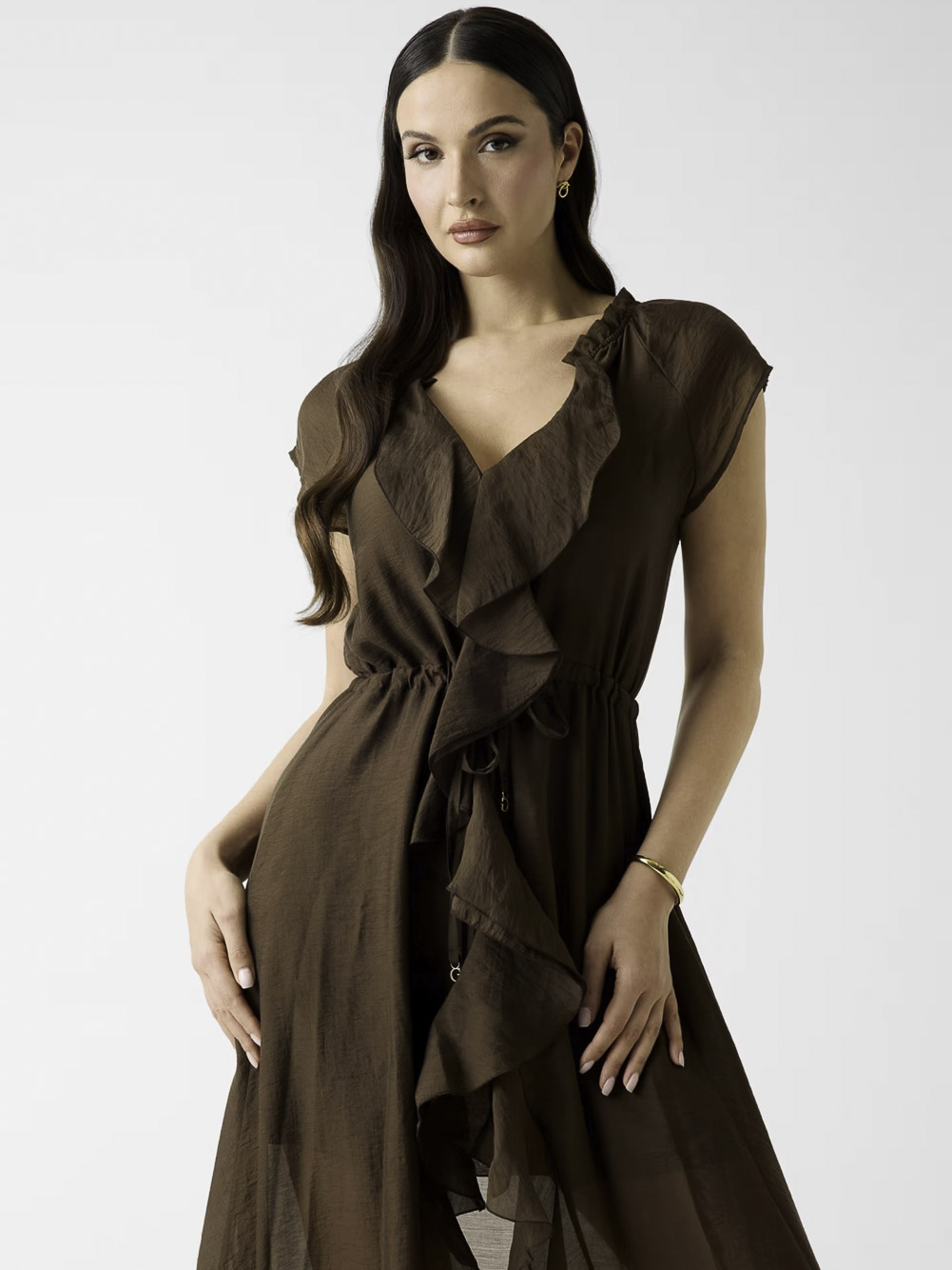 SS MAELYS RUFFLED LONG DRESS ΦΟΡΕΜΑ ΓΥΝΑΙΚΕΙΟ