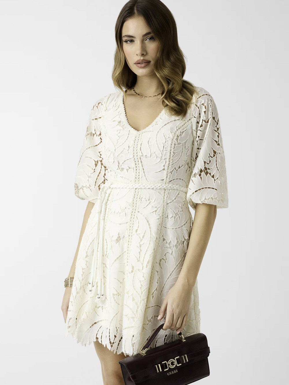 3 QTR SLV EMB VIDA DRESS ΦΟΡΕΜΑ ΓΥΝΑΙΚΕΙΟ