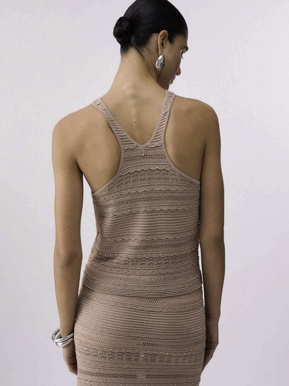 BLACK_CA6M25_MAGLIA CHIUSA S/M ΠΛΕΚΤΟ ΓΥΝΑΙΚΕΙΟ