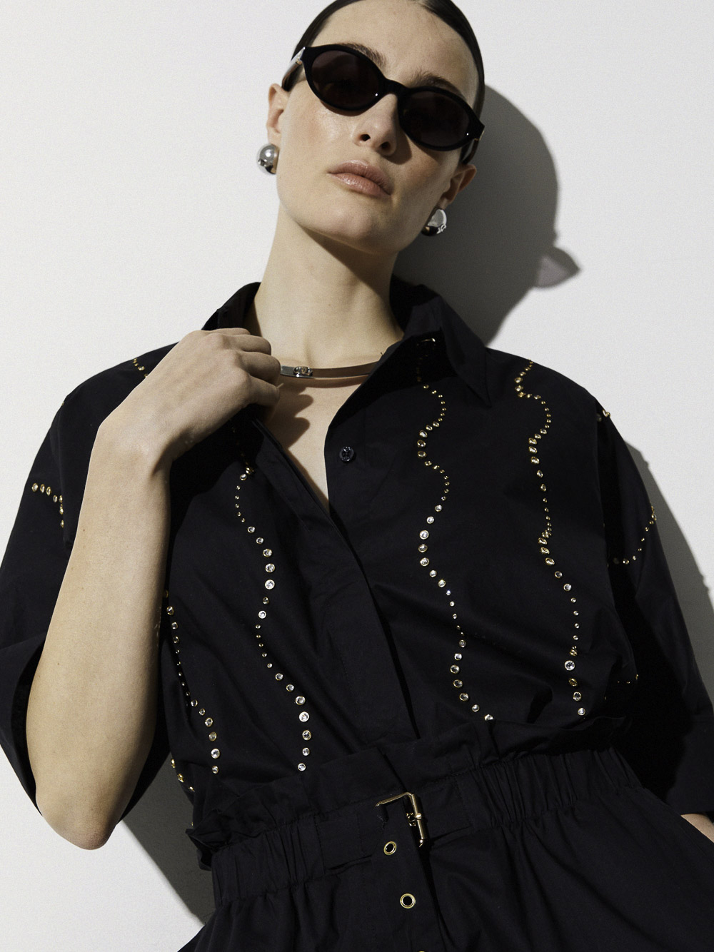 BLACK_CA6C54_ECS CAMICIA C/RICAMO ΠΟΥΚΑΜΙΣΟ ΓΥΝΑΙΚΕΙΟ