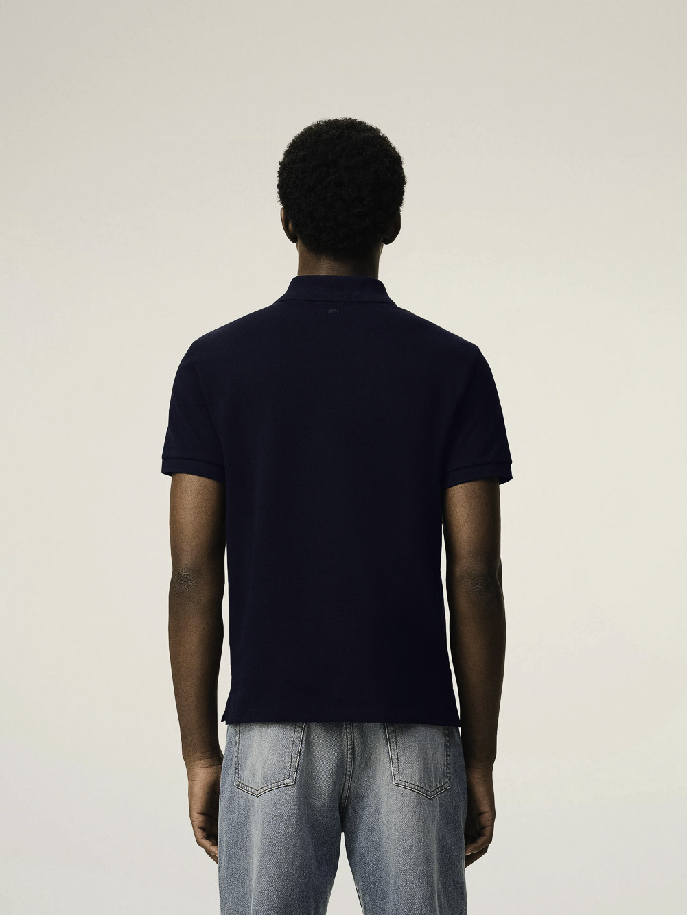 POLO WITH RED AMI DE COEUR