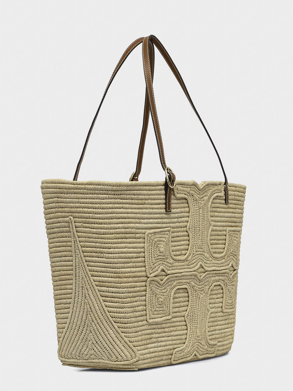 Ella Structured Straw Large Tote