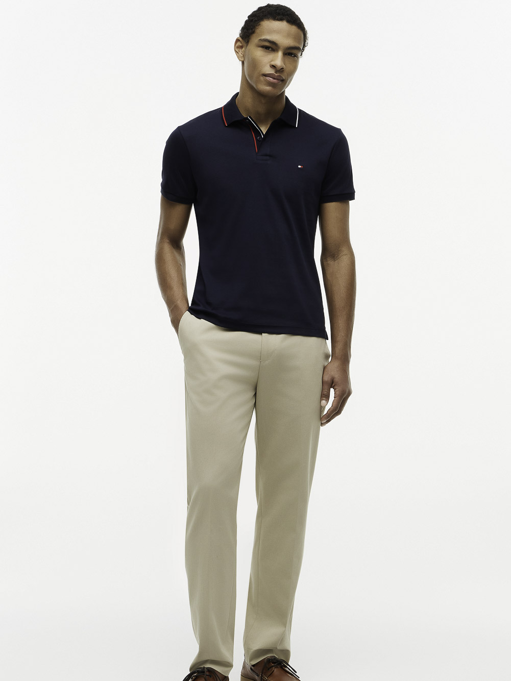 LIQUID COTTON TIPPED SLIM Tommy Hilfiger