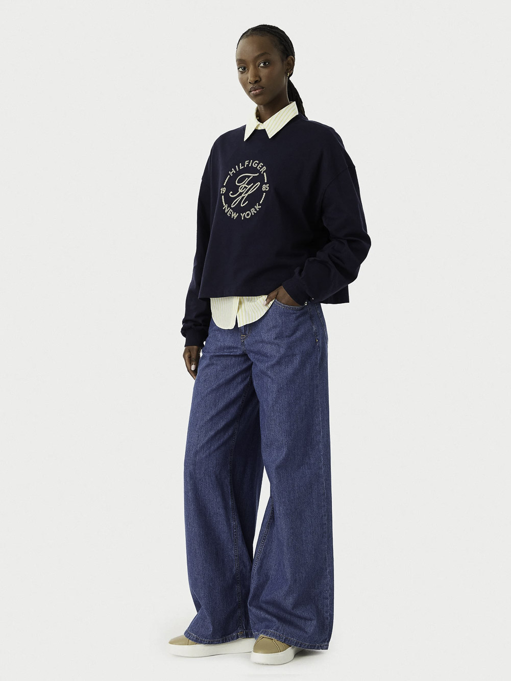 TH ROUNDAL C-NK RLX LONGSLEEVE Tommy Hilfiger