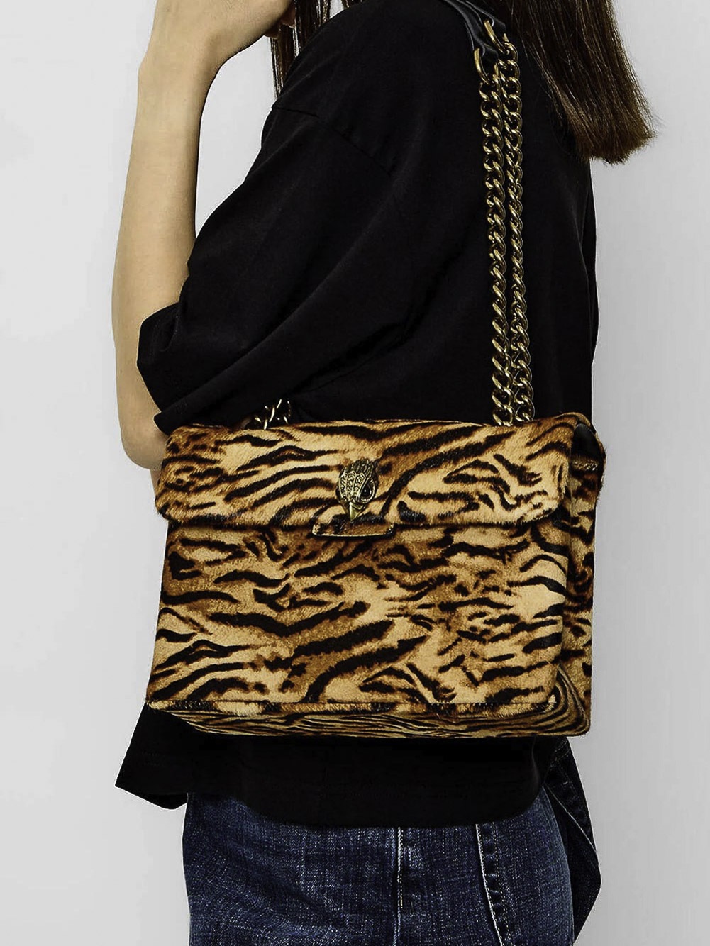 LEATHER KENSINGTON BAG KURT GEIGER