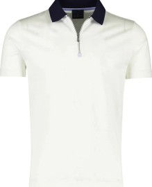 COTTON ZIPPED POLO SHIRT