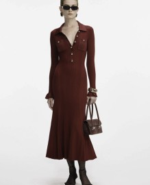 Ribbed Knit mini dress Self-Portrait