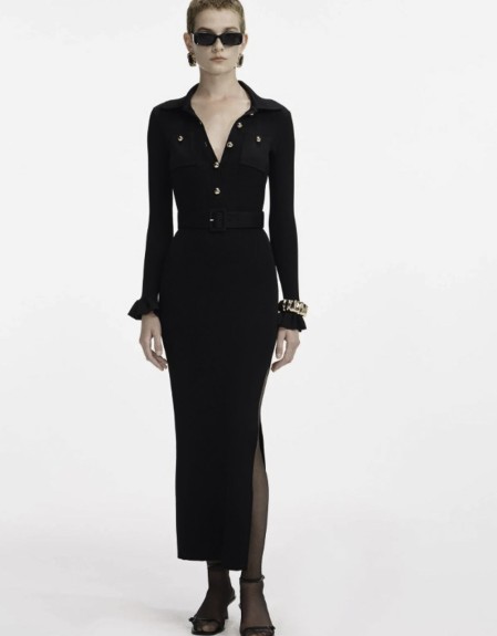 Ribbed  Knit maxi dress Self-Portrait