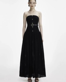 Ribbed  Knit maxi dress Self-Portrait