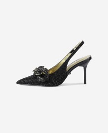 CRYSTAL CHAIN SLINGBACK