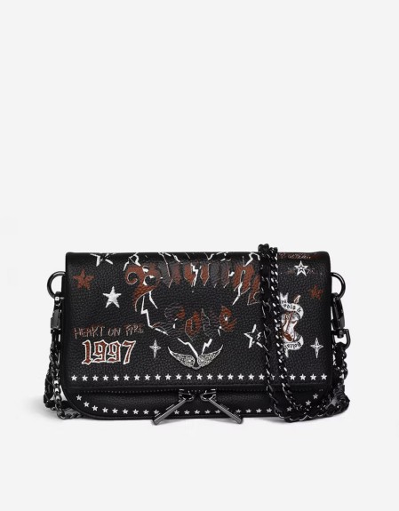 ROCK NANO GRAINED LEATHER PUNK