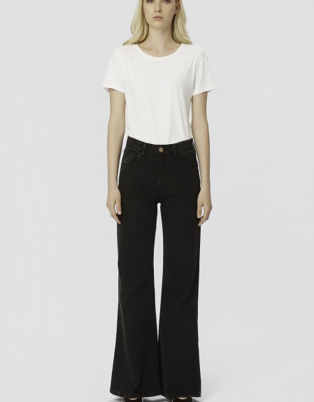 MID RISE FLARE PANTS
