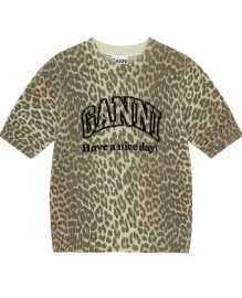 Graphic wool mix Ganni