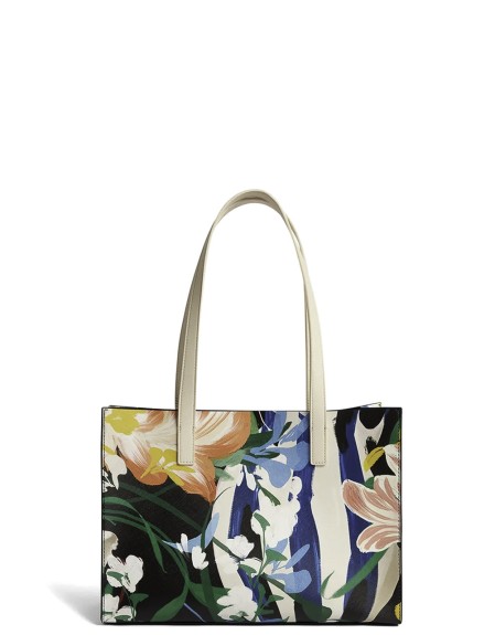 BOUMINA Floral Bouquet Printed Elongated Icon Ba