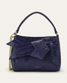 SSANSA Knot Bow Mini Top Handle Bag