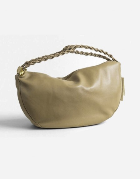 ISLO Leather Statement Hardware Large Hobo Ba