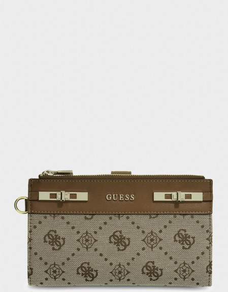 MELINDA LOGO SLG DBL ZIP ORNZR ΠΟΡΤΟΦΟΛΙ ΓΥΝΑΙΚΕΙΟ