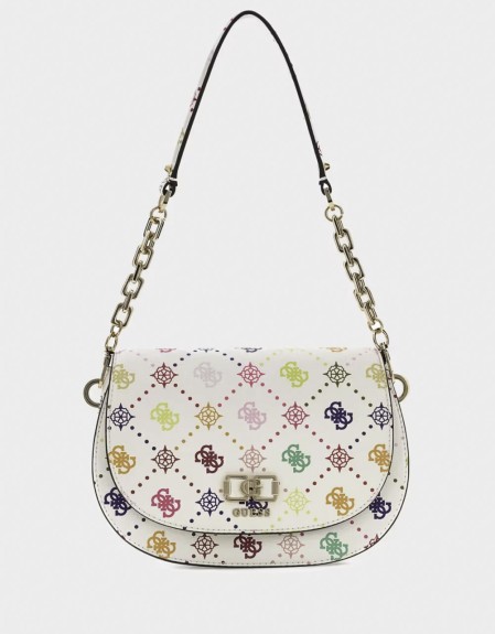 EMELIE LOGO FLAP SHOULDER BAG ΤΣΑΝΤΑ ΓΥΝΑΙΚΕΙΟ