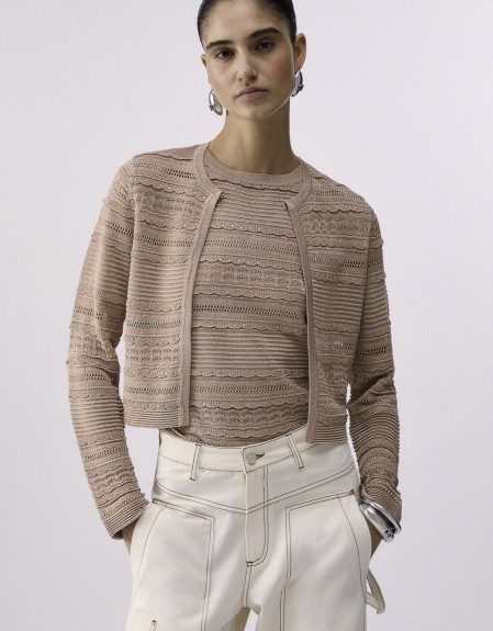 BLACK_CA6M25_GIACCA MAGLIA M/L ΣΑΚΑΚΙ ΓΥΝΑΙΚΕΙΟ