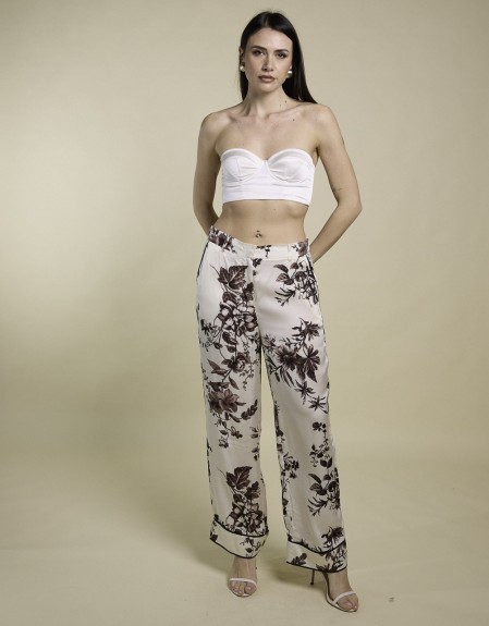 BLACK_CA6C07_ECS PANT. CON PIPING ΠΑΝΤΕΛΟΝΙ ΓΥΝΑΙΚΕΙΟ