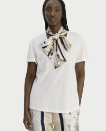 WHITE_WA6J21_T-SHIRT MODA M/C ΜΠΛΟΥΖΑ ΓΥΝΑΙΚΕΙΟ