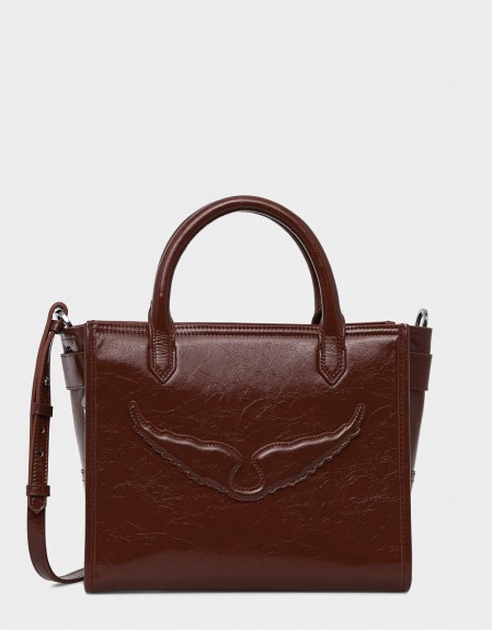 ANGEL TOTE XS WRINKLED PATENT