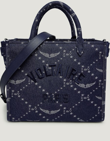ANGEL TOTE DENIM MONOGRAM