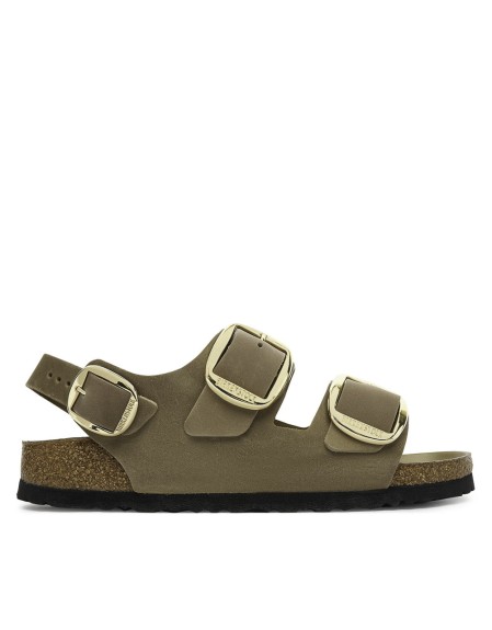 S26 LEATHER MILANO BIG BUCKLE LEOI TABACCO BROWN HEX 35 - 43 NARROW SEASONAL ΠΑΠ
