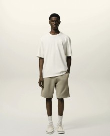 SHORTS WITH TONAL EMBOSSED AMI DE COEUR