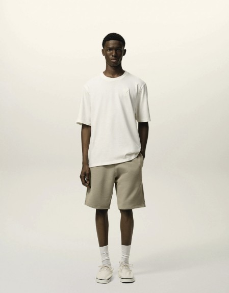 SHORTS WITH TONAL EMBOSSED AMI DE COEUR