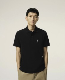 POLO WITH CONTRASTED AMI DE COEUR
