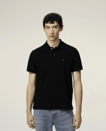 POLO WITH RED AMI DE COEUR