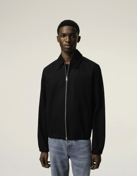 ZIPPED JACKET WITH EMBOSSED AMI DE COEUR