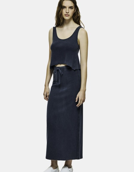MAXI RIB SKIRT