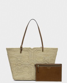 Ella Structured Straw Large Tote