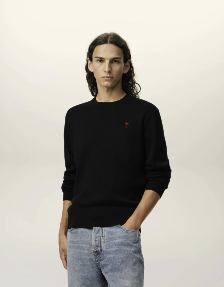 CREWNECK SWEATER WITH AMI DE COEUR AMI