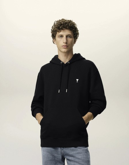 HOODIE WITH CONTRASTED AMI DE COEUR ΑΜΙ