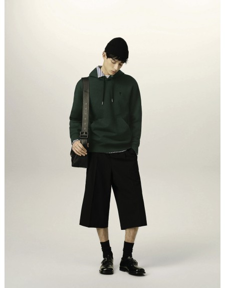 HOODIE WITH CONTRASTED AMI DE COEUR ΑΜΙ