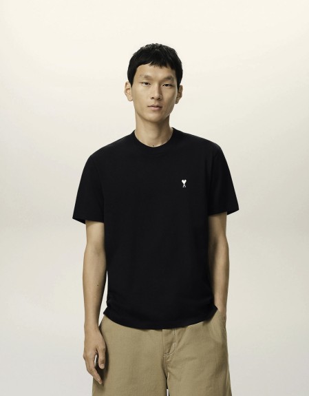 TSHIRT WITH CONTRASTED AMI DE COEUR AMI