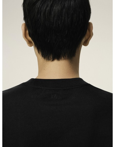 TSHIRT WITH CONTRASTED AMI DE COEUR AMI