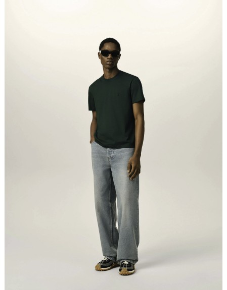 TSHIRT WITH CONTRASTED AMI DE COEUR AMI