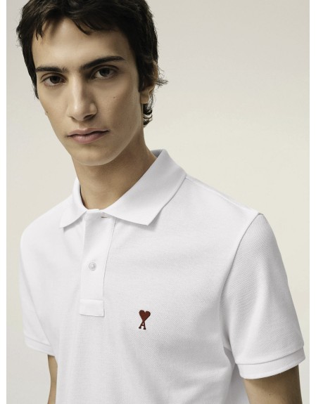 POLO WITH RED AMI DE COEUR AMI